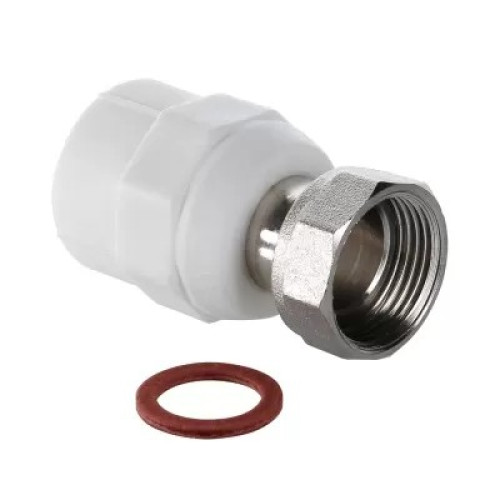 Муфта Valtec PPR с накидной гайкой 20 х 1/2″ (арт. VTp.708.0.02004)