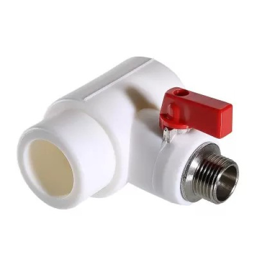 Тройник коллекторный Valtec полипропиленовый с шаровым краном 40 мм х 1/2″ (VTp.781.0.04004)