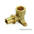 Угольник настенный с креплением STOUT 20-1/2″ для труб из сшитого полиэтилена аксиальный (SFA-0009-002012)