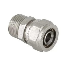 Фитинг обжимной Valtec с переходом на наружную резьбу 32 мм х 1 1/4″ (VTm.301.N.003207)