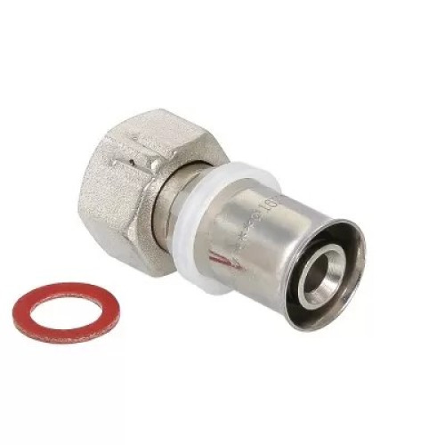 Пресс-фитинг с накидной гайкой Valtec 20 мм х 3/4″ (VTm.222.N.002005)
