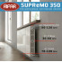 Биметаллический радиатор Rifar Supremo 350 10 секций белый, боковое подключение