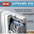 Биметаллический радиатор Rifar Supremo 350 10 секций белый, боковое подключение