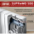 Биметаллический радиатор Rifar Supremo 500 6 секций белый, боковое подключение
